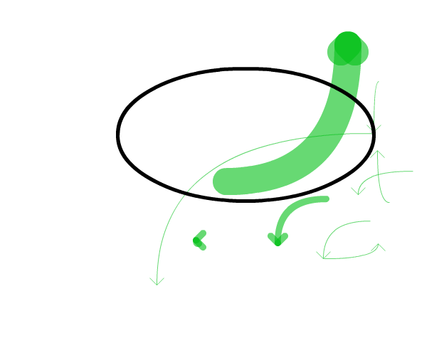 und das ist ein oval sketch